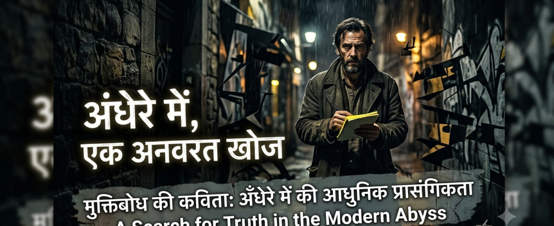 अंधेरे में (Andhere Mein) कविता का मूल भाव, व्याख्या और नोट्स | मुक्तिबोध