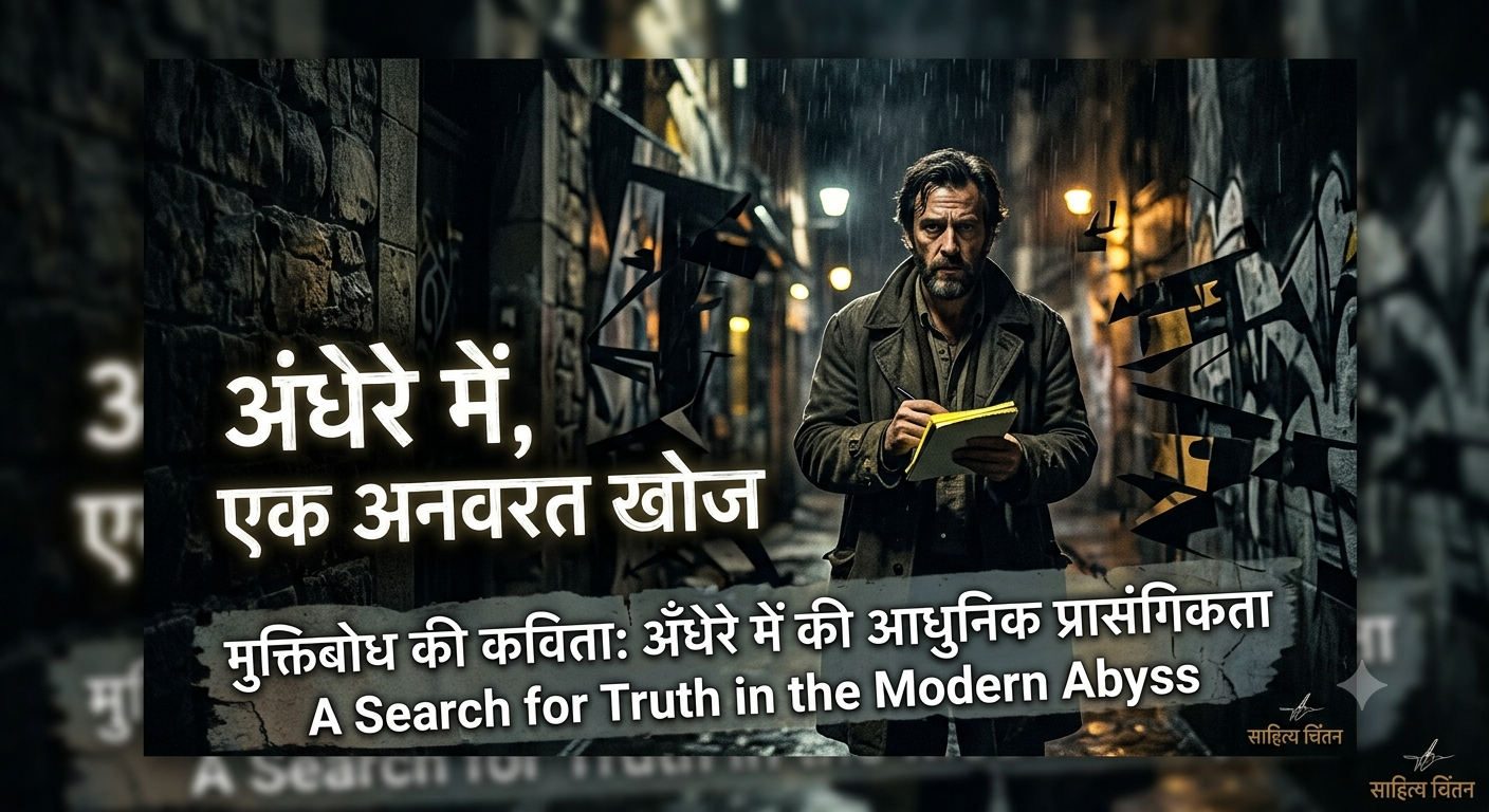 अंधेरे में (Andhere Mein) कविता का मूल भाव, व्याख्या और नोट्स | मुक्तिबोध