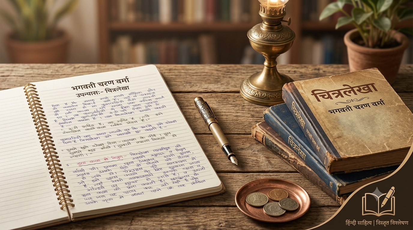 भगवती चरण वर्मा के उपन्यास ‘चित्रलेखा’ में चित्रलेखा का चरित्र-चित्रण